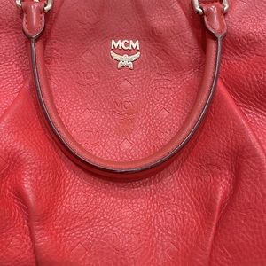 Authentic MCM top handle bag